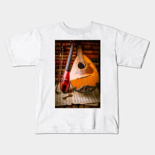 Mandolin and Pocket Violin Kids T-Shirt